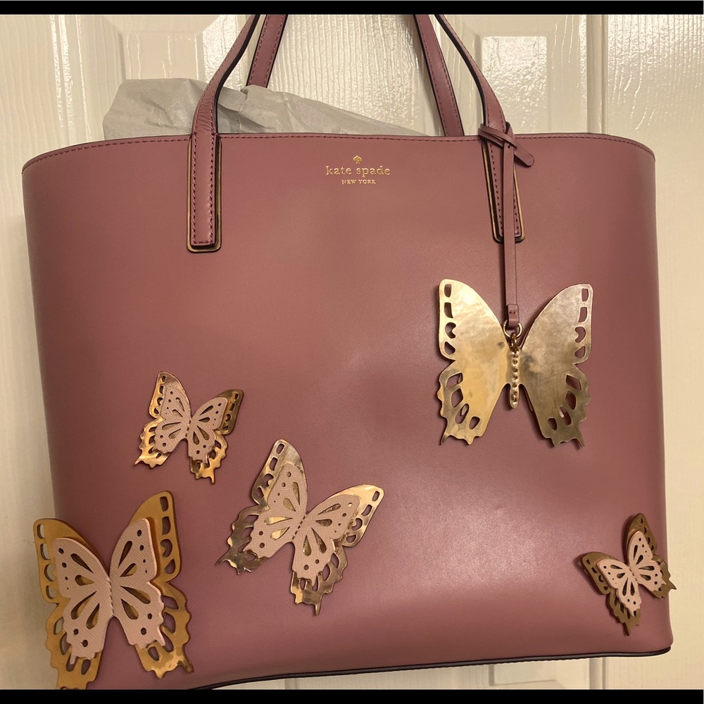 Kate Spade All The Buzz Butterfly Little Len Tote